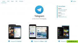 Telegram website