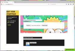 Customize your startpage.