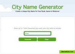 City Name Generator