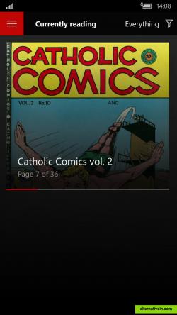 Currently reading - Cover the comic book reader for windows