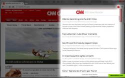 CNN RSS News Reader after click
