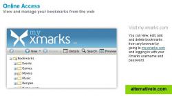 View and manage your bookmarks from the web