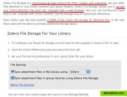 Zotero File Storage For Your Library - 100 MB free