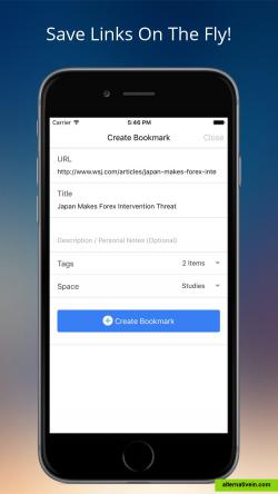 Create Bookmarks on the fly (iOS)