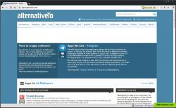 AlternativeTo loaded in 360 Browser