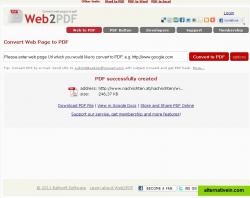 PDF successfully created