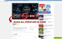 Video AdBlock fro Chrome blocks popup ads in video