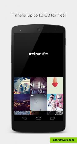 WeTransfer Mobile for iPhone and Android