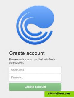 Account creation for first time users.