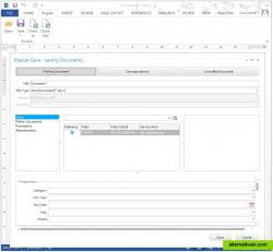 Windows client integrates fileplan with MS Office applications to capture files at the point of creation.