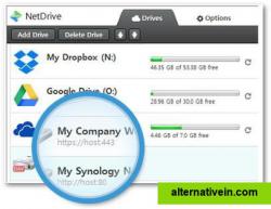 NAS storage as virtual drive
