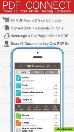 As a top rated paid app in Business category, PDF Connect offers a complete package of document solutions 