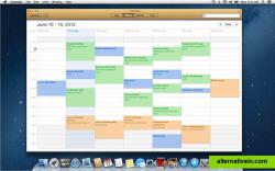 Apple Calendar in OS X Mountain Lion