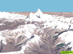 SRTM + LandSat 7: Mt. Everest, Nepal