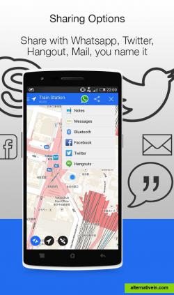 Pathshare is great at sharing. Use the messenger app you like best and best suits the recipient.