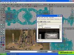 UnrealEd 3.0 viewing the Unreal Tournament 2004 map "Face 3"