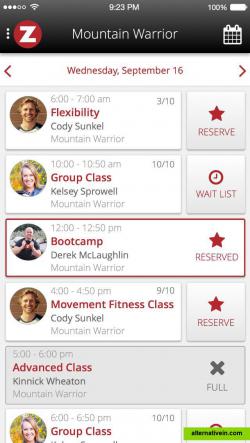 Let members reserve their spot in class from their mobile device