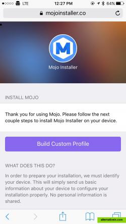 Mojo Installer Build Page