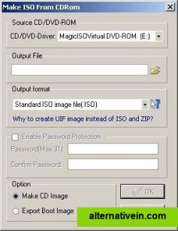 Make ISO from CD ROM
