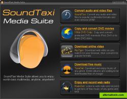 SoundTaxi Media Suite - Main Window