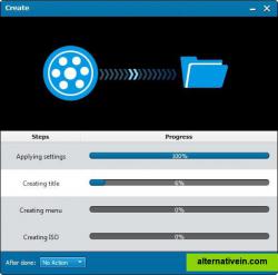 Creating Blu-ray ISO Image file