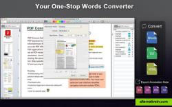 +Save your PDFs into different formats and easily share documents  +Reproduce PDFs to allow further editing +Your simple one-stop Microsoft Word convertor