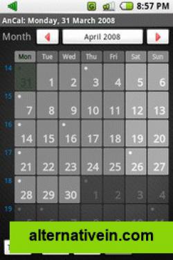 Month Screen