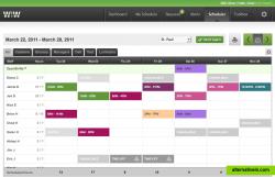 The "Scheduler" is easy and intuitive to use.