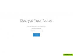 Decryption Screen
