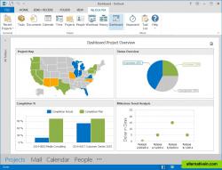 Dashboards and reports for project progress tracking, expense and time management.