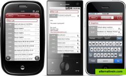 Offline mobile interface