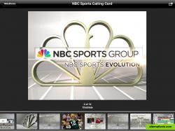 NBC Sports Group iPad Presentation Interface