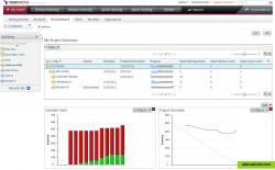 VersionOne gives you access to many customizable reports which you can display on your individualized dashboard.