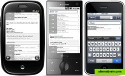 Offline mobile interface