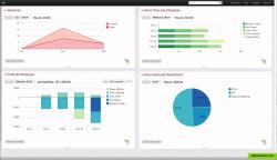 Customize your reports with visual graphics for reviewing, billing, or auditing purposes.