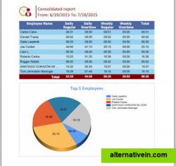 Consolidated Report - Top Workers Graph