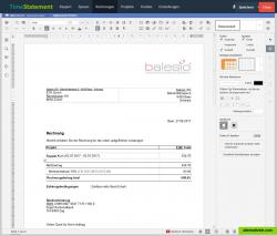 Edit and change invoice layout in seconds