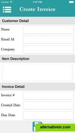 Create Invoice