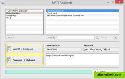 Passwords - password manager (with reminder to update passwords) [Windows platform]