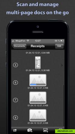 Scan, process and manage multi-page documents on the go 