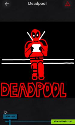 Deadpool video which can be found on the ChalkStory Global page.