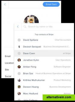 Find employee emails for any company