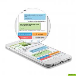 2-way chat with clients with check marks to track if messages have been delivered and read