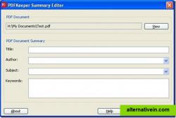 Summary Editor