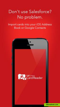 Don't use Salesforce? No problem. Import cards into iOS Address Book or Google Contacts.