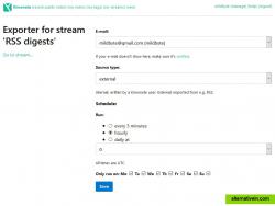 Subscribe to new content in streams to create custom newsletters.