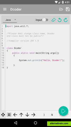 Dcoder compiler for android, Multiple Themes