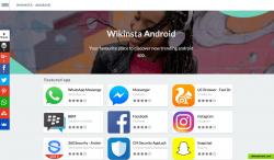 Wikinsta Android Homepage