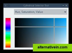HSL/HSV color selector.