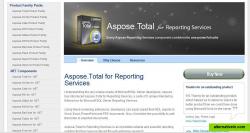Aspose.Total for Reporting Services Sreenshot